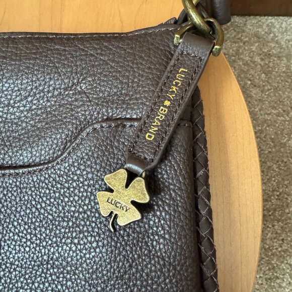 Lucky Brand Brown Leather Crossbody Bag - Picture 3 of 14